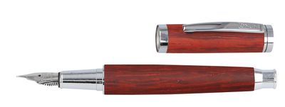 Online Fountain Pen Nature Style – Handcrafted Wooden Fountain Pen with Iridium Nib, Medium Size