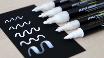 Online White Lettering Set – Opaque Markers for Calligraphy &amp; Crafts