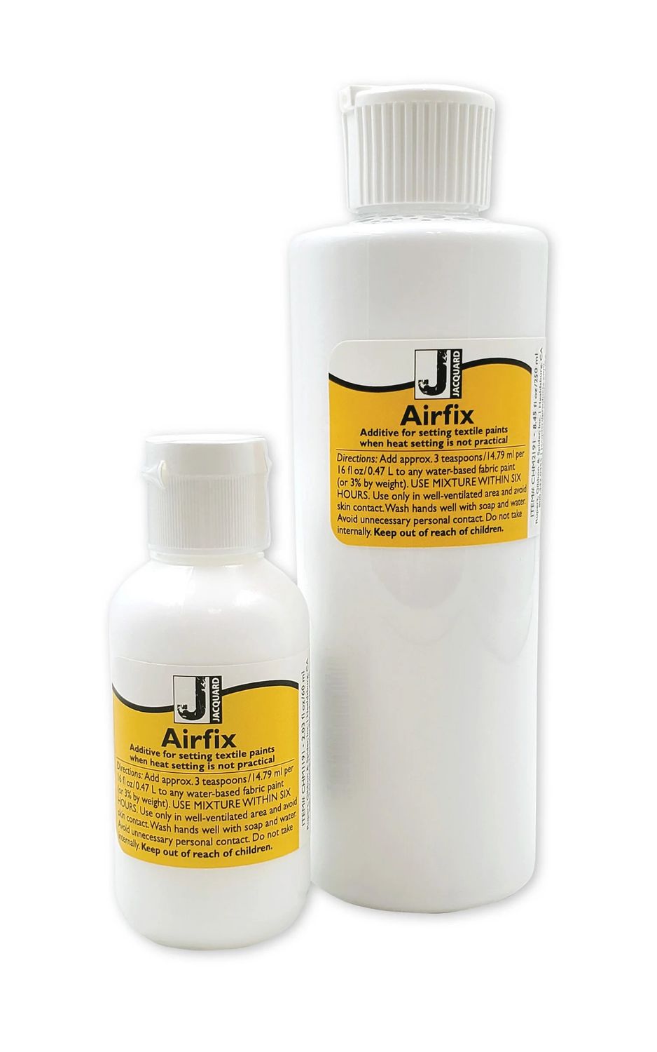Jacquard Airfix – Catalyst Additive for Heat-Free Fixing (Textile Colors &amp; Dye-Na-Flow), SIZE: 60 ml