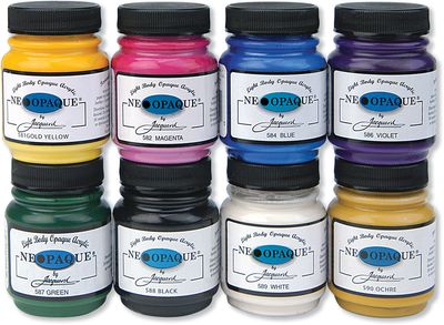 Jacquard Neopaque 8-Color Set – Super-Opaque Acrylics for Dark Fabrics (8×66.54 ml) Jacquard Neopaque 8-Color Set – Super-Opaque Acrylics for Dark Fabrics (8×66.54 ml)