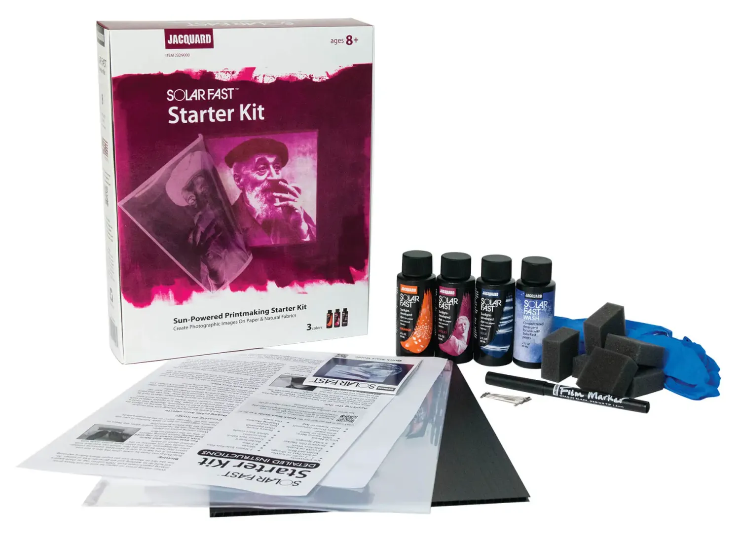 Jacquard SolarFast™ Starter Kit – Sun-Powered Printmaking