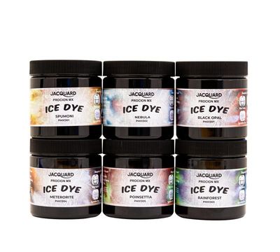 Jacquard Procion MX Ice Dye Set – 6 Colors (2 oz / 56.7 g each) Jacquard Procion MX Ice Dye Set – 6 Colors (2 oz / 56.7 g each)