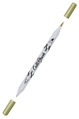 Online Calli.Brush Metallic Gold Double Tip Pen | Calligraphy &amp; Brush Marker