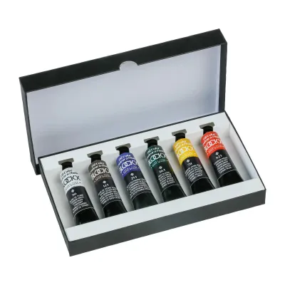 BLOCKX Oil Colour Introduction Set 6x20ml in premium presentation box