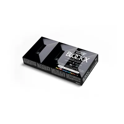 BLOCKX bijou watercolour box with 16 extra fine half pans