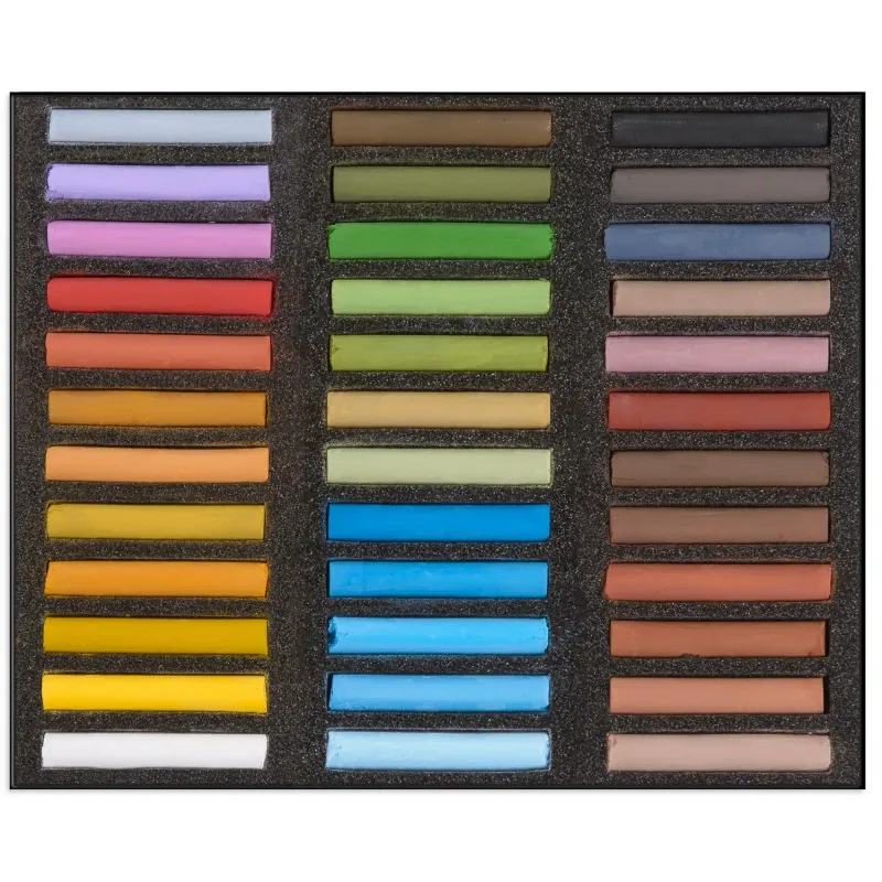 BLOCKX 36 landscape soft pastel set in premium sliding presentation box