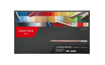 Caran D'Ache Artist Pastel Pencil Assortment 76 Shades
