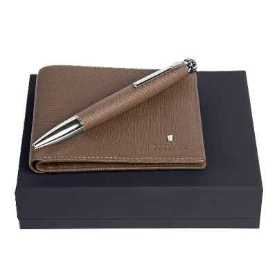 Festina Set Chronobike Camel (ballpoint pen &amp; wallet)