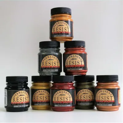 Jacquard Permanent Water-based Resist – Metallic Fine-Line Resist for Serti Silk Painting Jacquard Permanent Water-based Resist – Metallic Fine-Line Resist for Serti Silk Painting