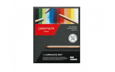 Caran d’Ache Luminance 6901 Set of 12 – Premium Artist Colour Pencils