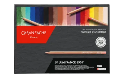 Caran D'Ache Artist Luminance Portrait Color 20 Shades