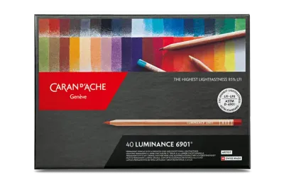 Caran d’Ache Luminance 6901™ – Set of 40 Artist Colour Pencils Caran d’Ache Luminance 6901 Set of 40 – Best Artist Colour Pencils