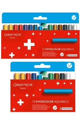 Caran D'Ache Swisscolor Pastels: Vibrant, Water-Soluble, High Pigment Souvenir!
