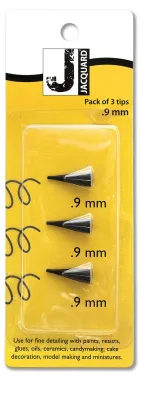 Jacquard 0.9 mm Plastic Tips for Precision Detailing