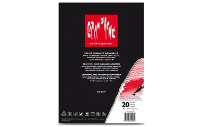 Caran D'Ache Drawing Pad Studio Quality 220 Gsm 20 Sheet