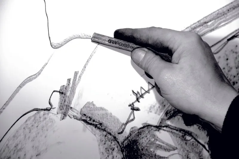 Caran D'Ache Technalo Water Soluble Graphite Grafcube