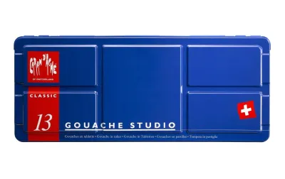 Caran D'Ache Box of 13 Gouache Watercolor Paints Caran D'Ache Box of 13 Gouache Watercolor Paints