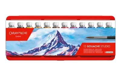 Caran D'Ache Gouache Studio Tube 10ml 12 Shades