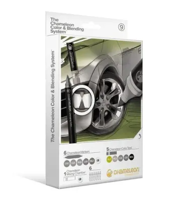 Chameleon Color and Blending System Set 9 With Markers