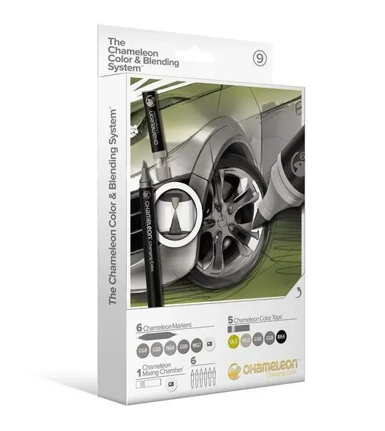 Chameleon Color and Blending System Set 9 With Markers