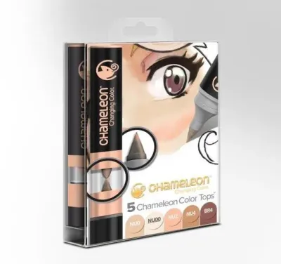 Chameleon Color Tops Skin Tones 5 Pen Set