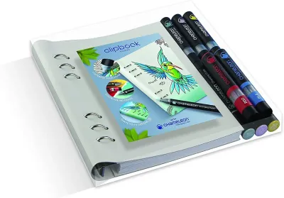 ​Chameleon Filofax Clipbook White Plus Chameleon pens
