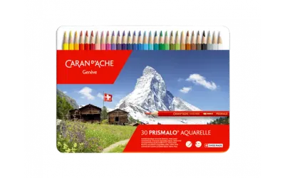 Caran D'Ache Prismalo Aquarelle Colour Pencil 30 Shades