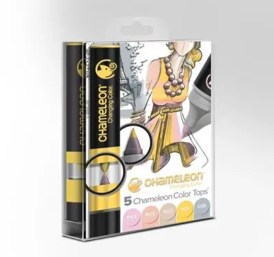 Chameleon Color Tops Pastel Tones 5 Pen Set