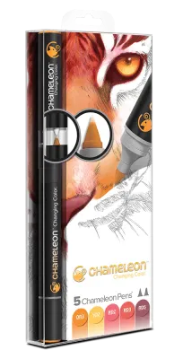 Chameleon 5 Pen Warm Tones Set