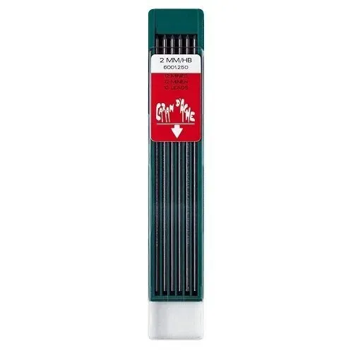 Caran D'Ache Graphite Leads 2 mm HB (12 Pc)