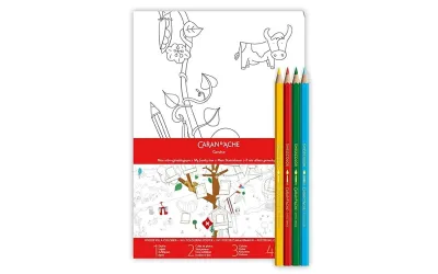 Caran D'Ache Family Tree XXL Poster 4 Pencils Caran D'Ache Family Tree XXL Poster 4 Pencils