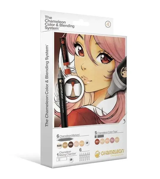 Chameleon Color and Blending System Set 4 With Markers