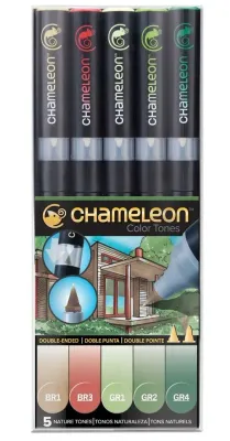 Chameleon 5 Pen Nature Tones Set