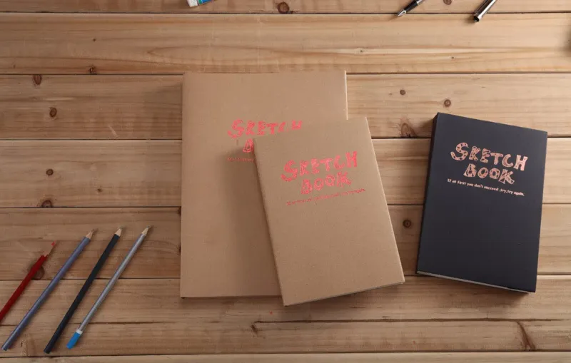 Artrack Exposed Bound Unique SketchBooks 240 Pages