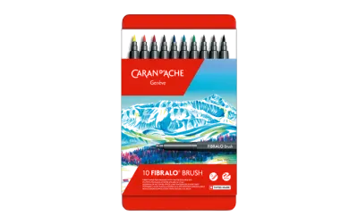 Caran D'Ache Fibralo Water soluble  Brush Pens Sets