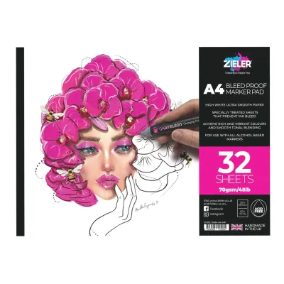 Chameleon A4 Bleedproof Marker Pad 70gsm 32 Sheets