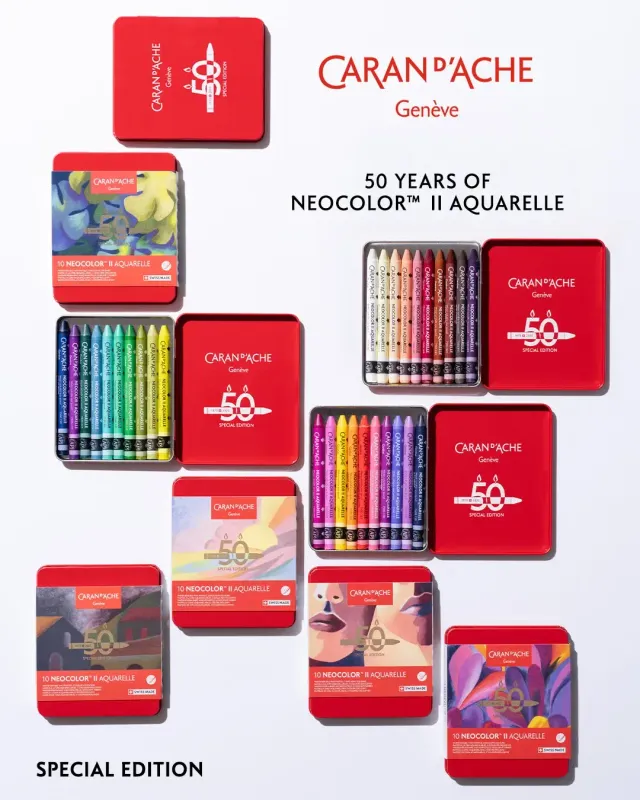 Caran d’Ache NEOCOLOR™ II Aquarelle – 50 Years Special Edition