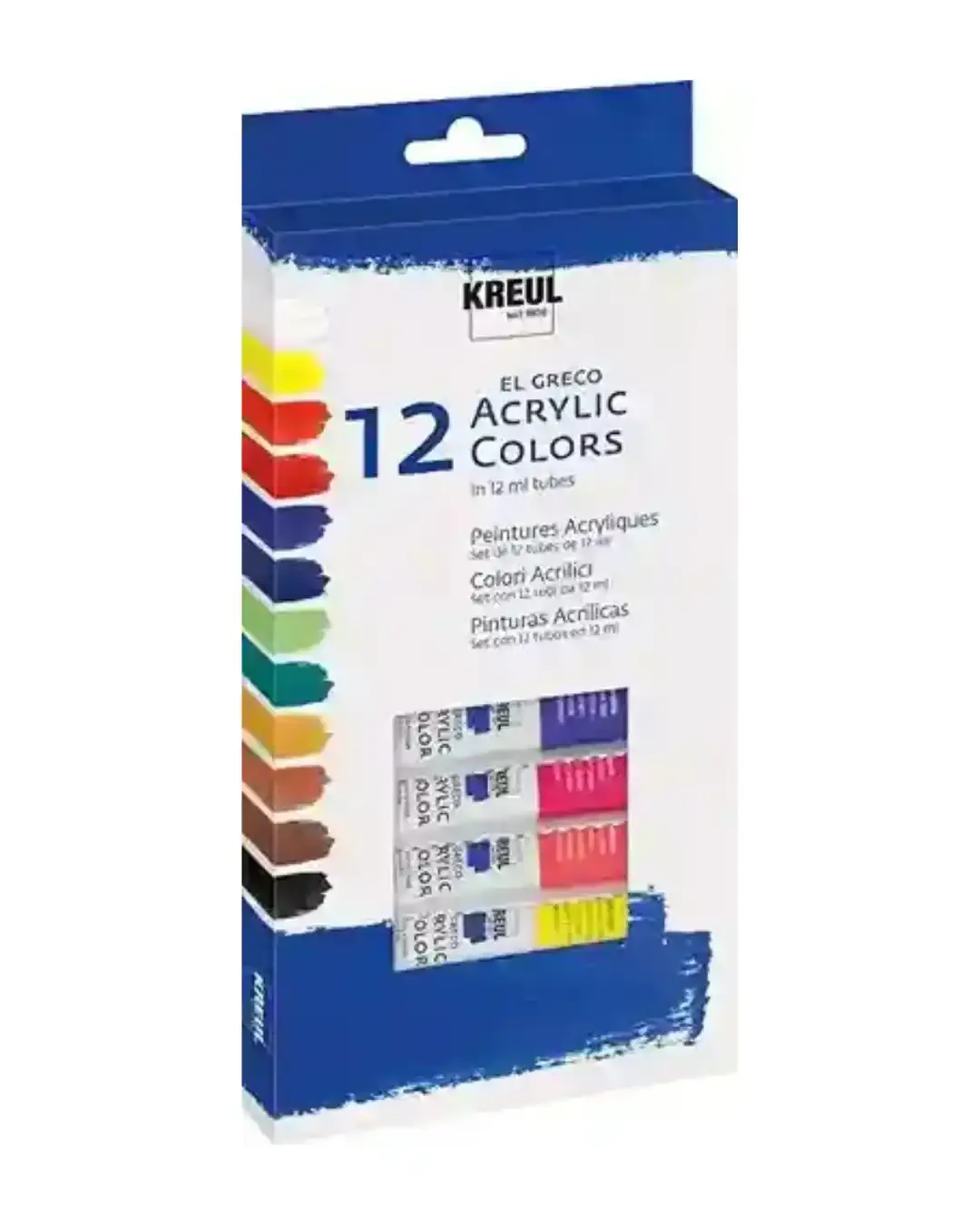 KREUL el Greco Acrylic 12 ml Set of 12 tubes