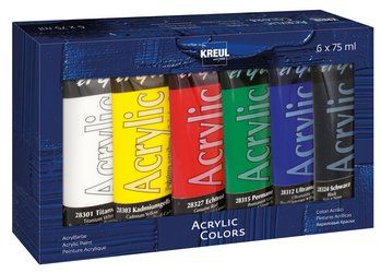 KREUL el Greco acrylic paint set with 6 large 75 ml tubes