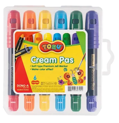 Dong-A Toru Soft Pastel Crayon Water Colors Pastels 6 Shades