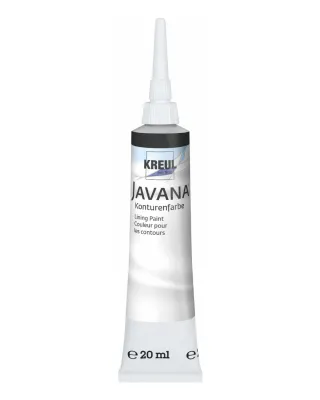 “KREUL Javana Outlining Paint 20 ml tube with fine tip for silk and textile contouring”