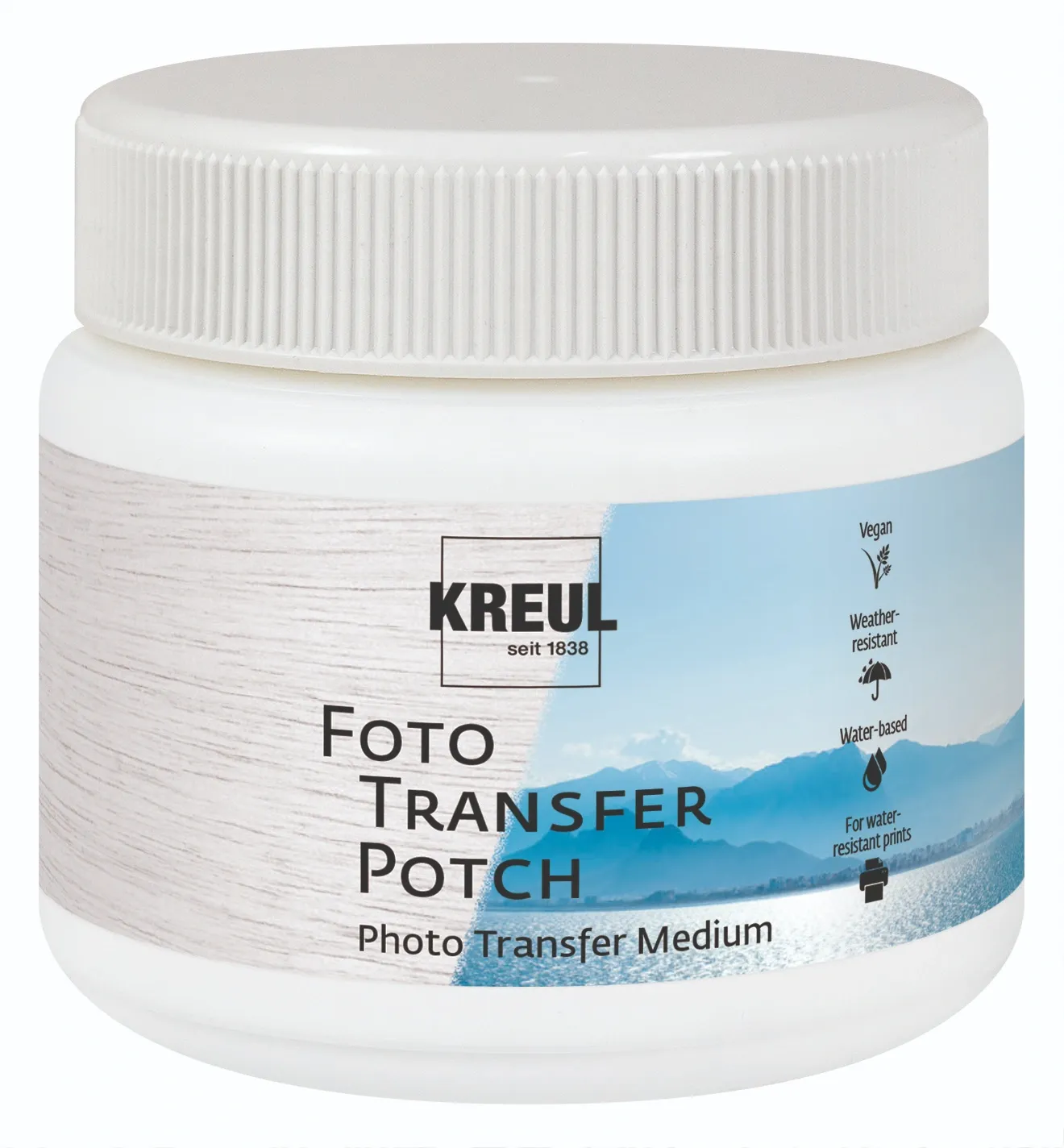 KREUL Foto Transfer Potch 150 ml water-based photo transfer medium