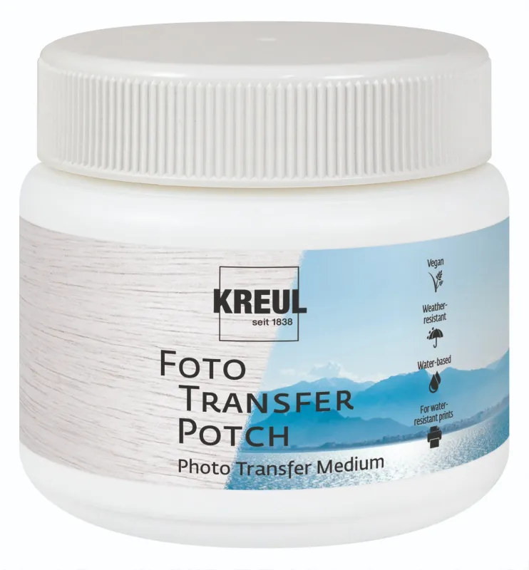 KREUL Foto Transfer Potch 150 ml water-based photo transfer medium