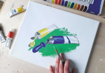 Water-based KREUL el Greco acrylic paints for beginners