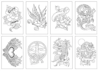 Chameleon Color Cards Tattoo