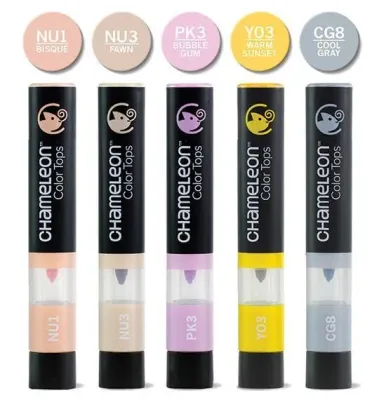Chameleon Color Tops Pastel Tones 5 Pen Set