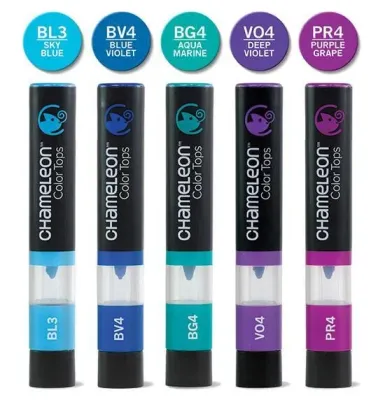 Chameleon Color Tops Cool Tones 5 Pen Set