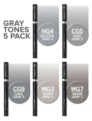 Chameleon 5 Pen Gray Tones Set