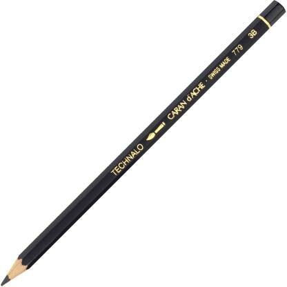 Caran D'Ache Technalo Water Soluble Graphite Pencils, VARAIANT: 3B