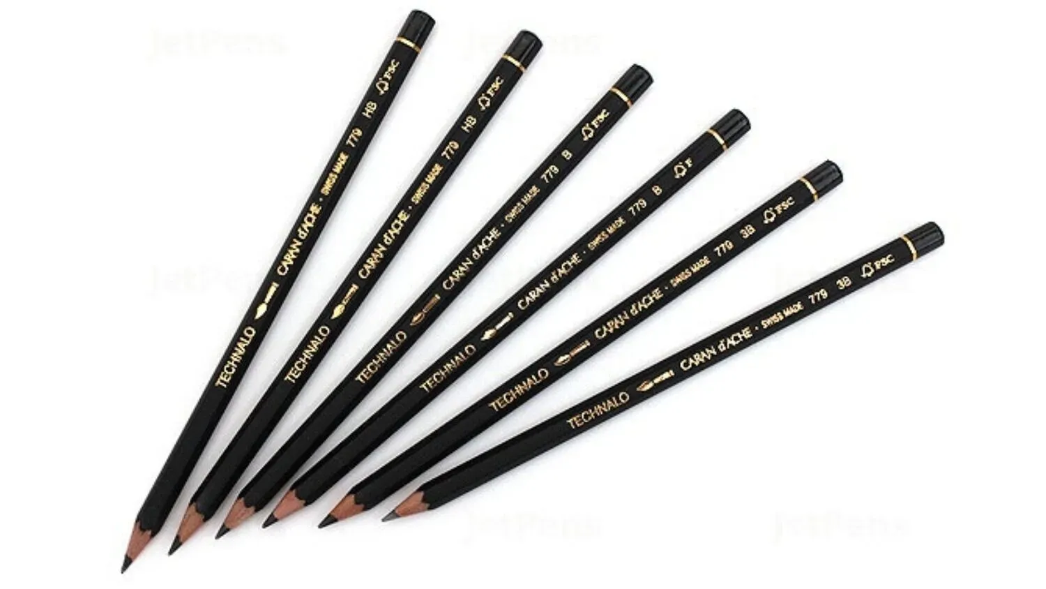 Caran D'Ache Technalo Water Soluble Graphite Pencils